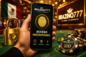 Inicio de sesión biométrico en Brazino777